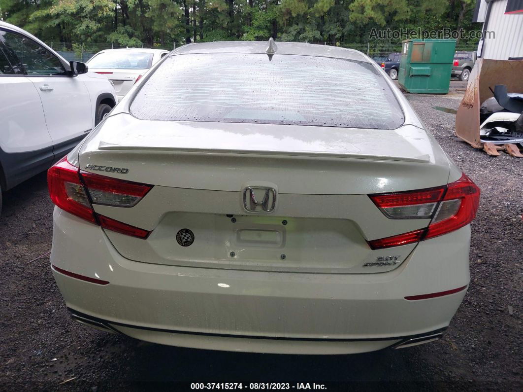 2018 Honda Accord Sedan Sport 2.0t White vin: 1HGCV2F39JA015041