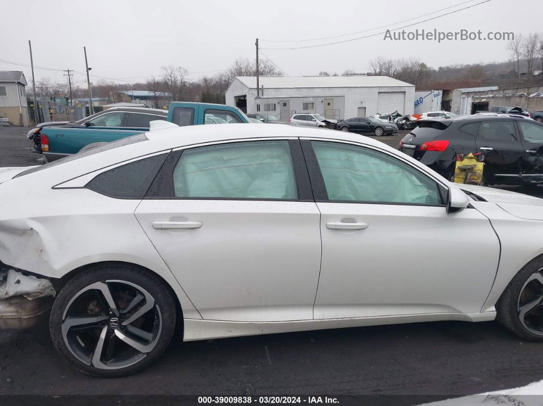 2020 Honda Accord Sport 2.0t White vin: 1HGCV2F39LA013809