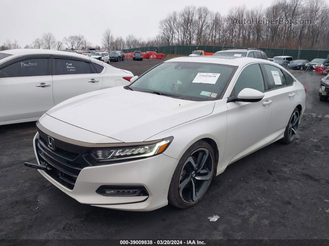 2020 Honda Accord Sport 2.0t White vin: 1HGCV2F39LA013809