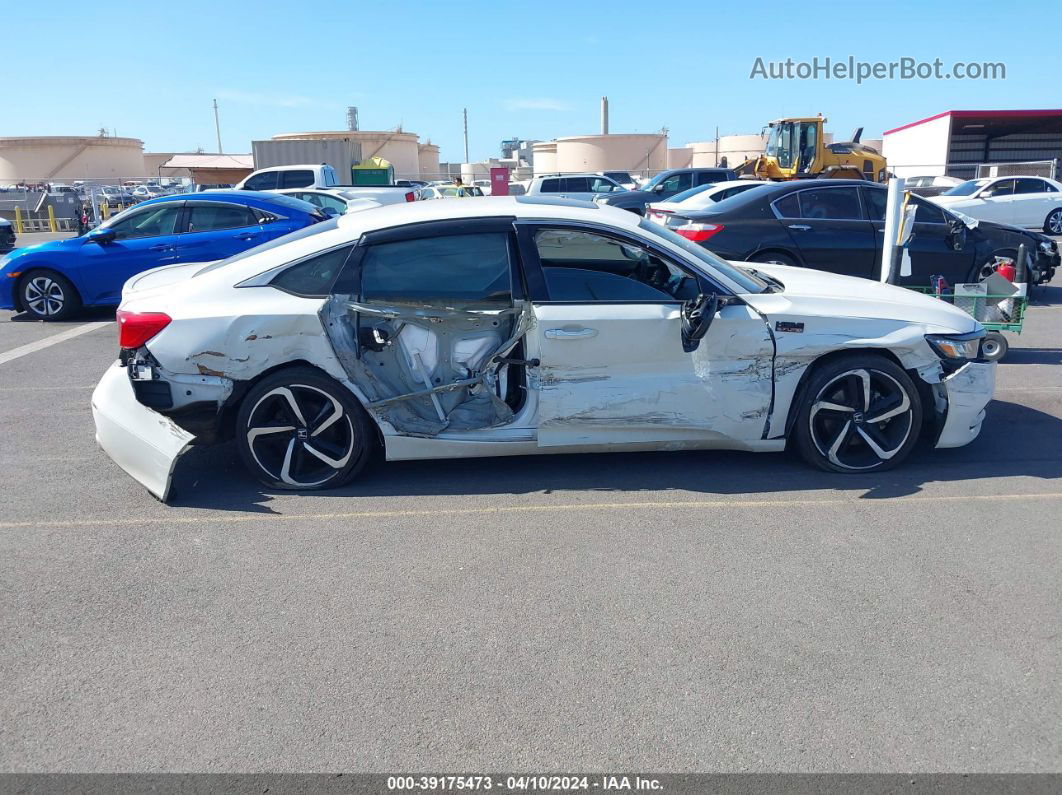 2019 Honda Accord Sport 2.0t White vin: 1HGCV2F3XKA000131