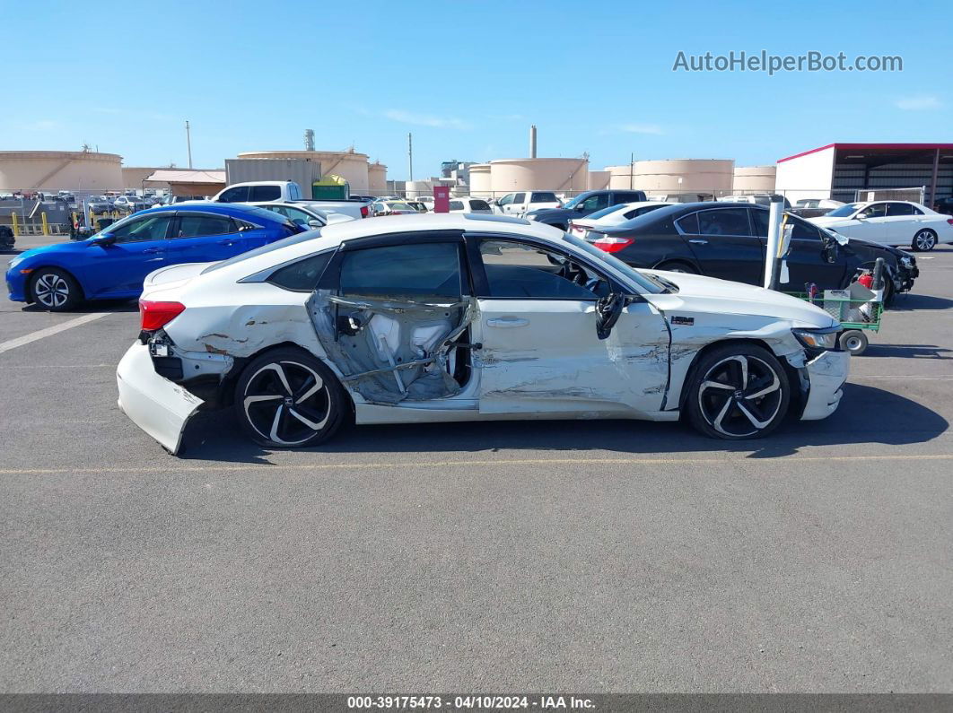 2019 Honda Accord Sport 2.0t White vin: 1HGCV2F3XKA000131