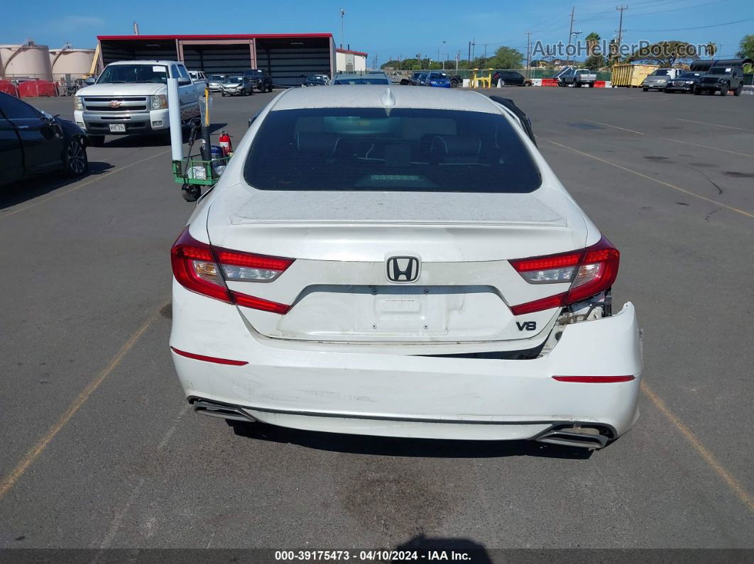 2019 Honda Accord Sport 2.0t White vin: 1HGCV2F3XKA000131