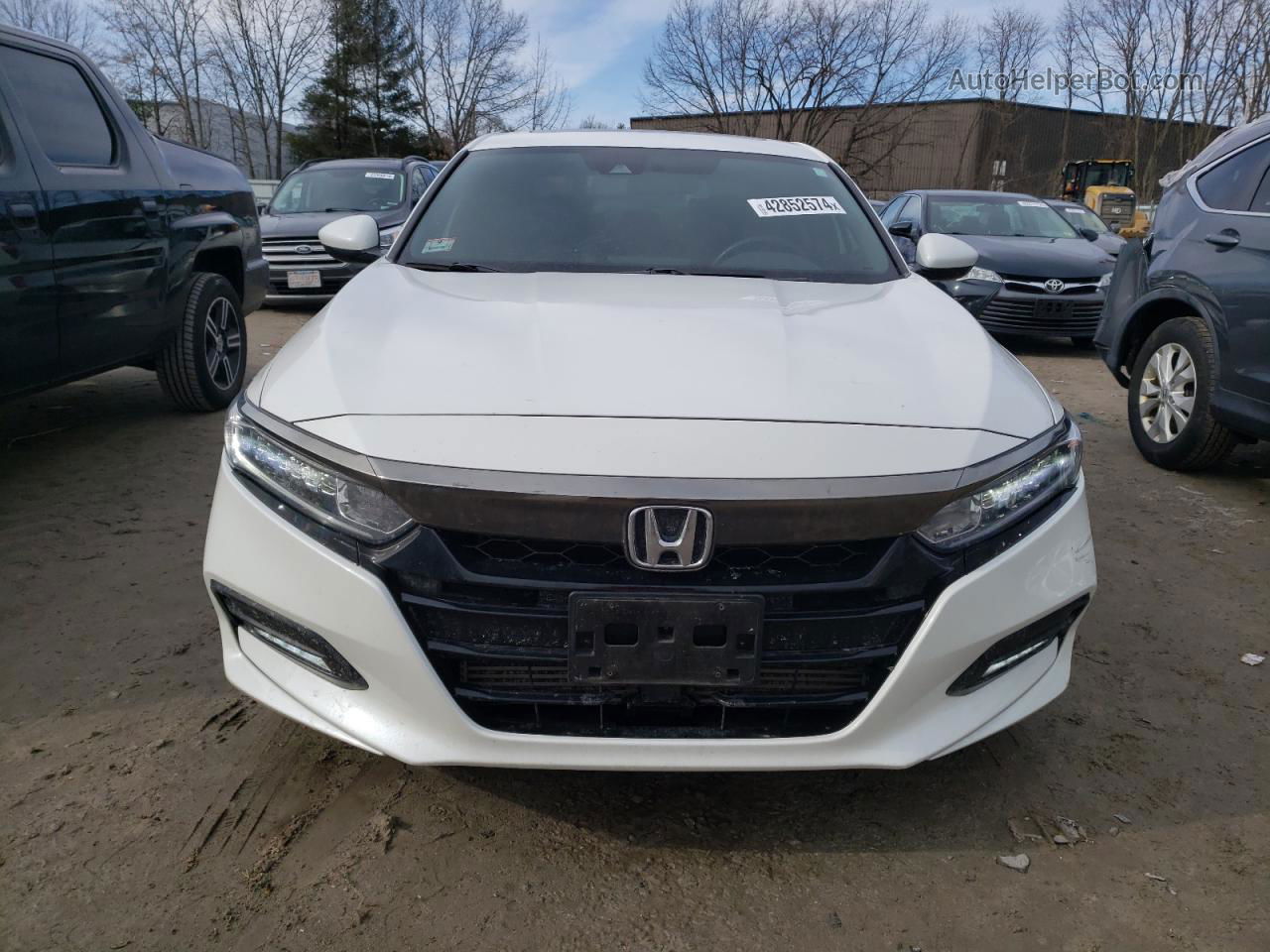 2019 Honda Accord Sport Белый vin: 1HGCV2F3XKA017995