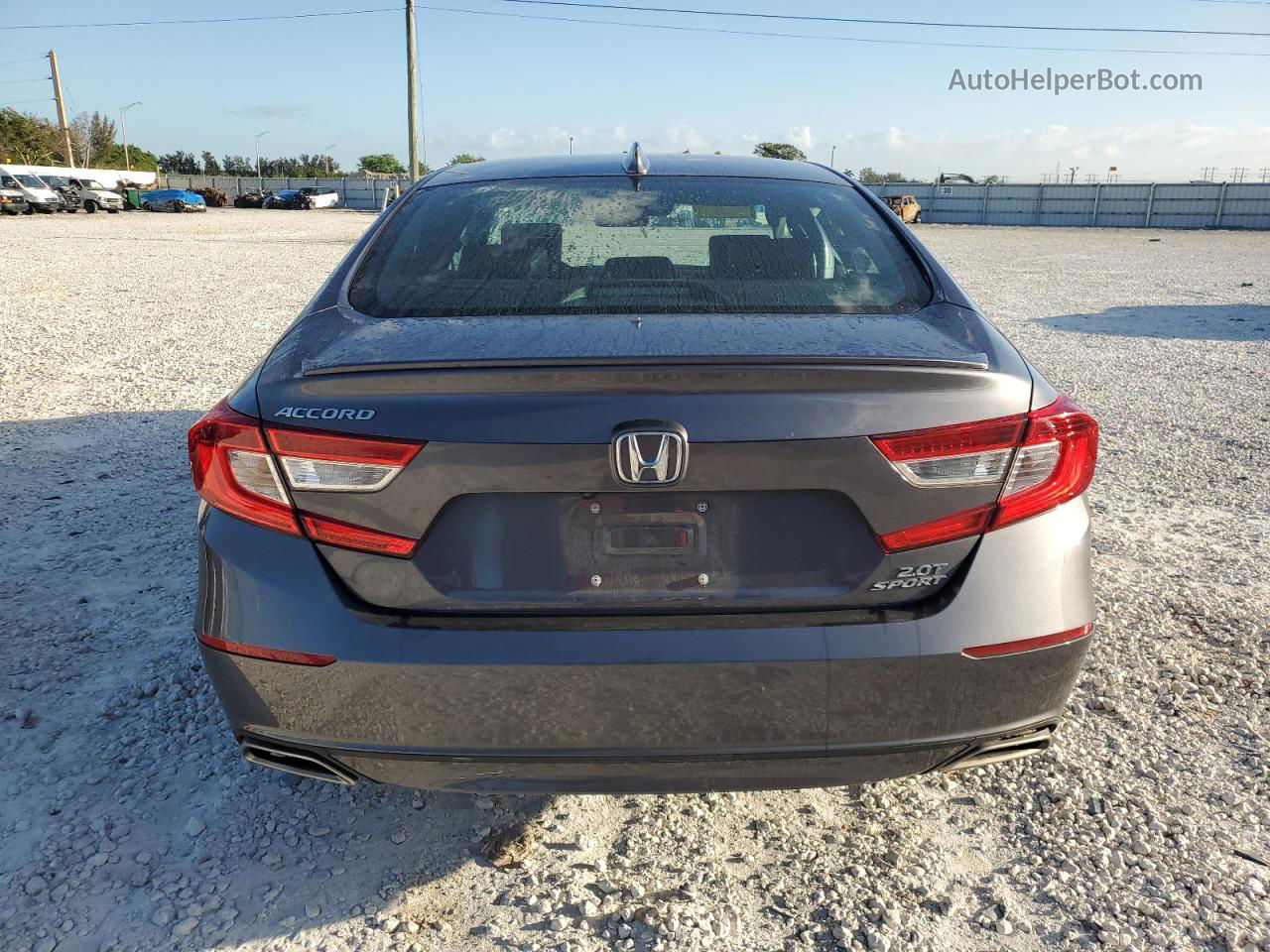 2020 Honda Accord Sport Gray vin: 1HGCV2F3XLA005041