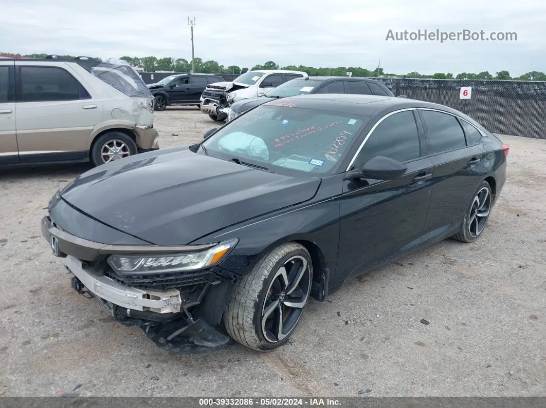 2020 Honda Accord Sport 2.0t Черный vin: 1HGCV2F3XLA007209