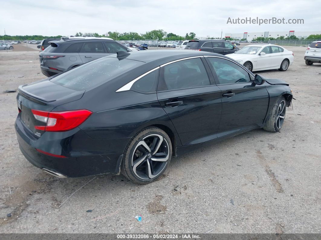 2020 Honda Accord Sport 2.0t Черный vin: 1HGCV2F3XLA007209