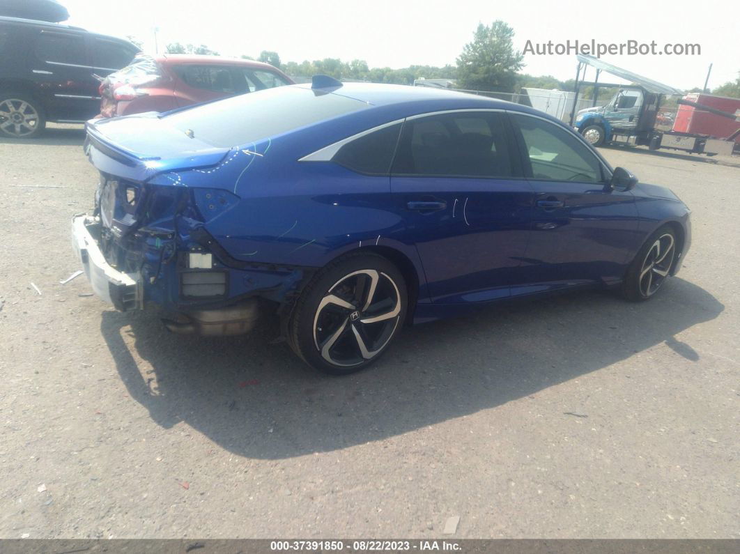 2020 Honda Accord Sedan Sport Синий vin: 1HGCV2F3XLA011227