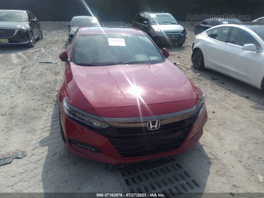 2020 Honda Accord Sedan Sport Red vin: 1HGCV2F3XLA019182