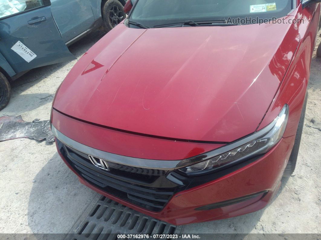 2020 Honda Accord Sedan Sport Red vin: 1HGCV2F3XLA019182