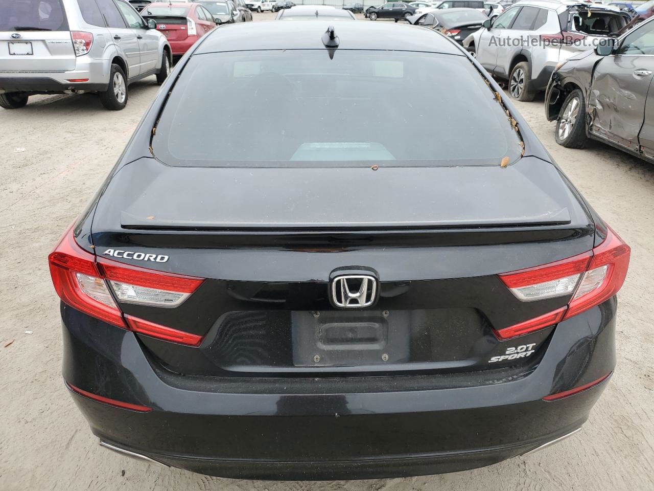 2020 Honda Accord Sport Black vin: 1HGCV2F3XLA031266