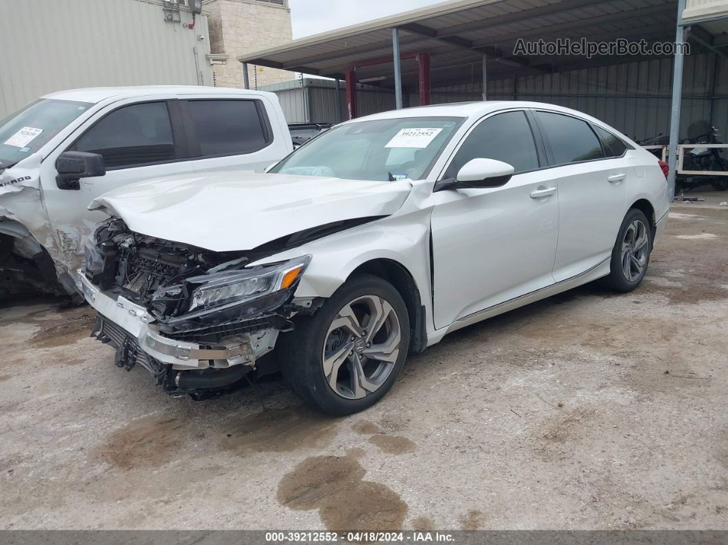 2019 Honda Accord Ex-l 2.0t White vin: 1HGCV2F50KA018722