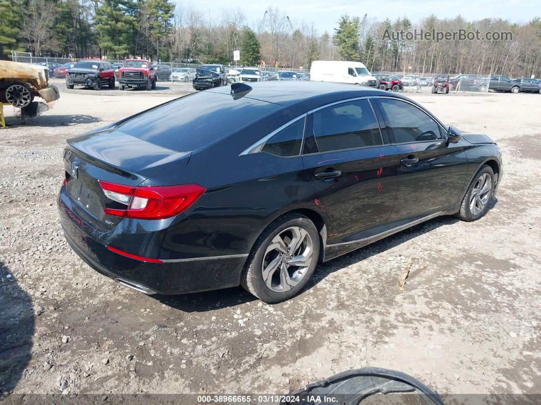 2018 Honda Accord Ex-l 2.0t Black vin: 1HGCV2F52JA027291