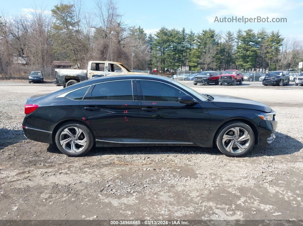 2018 Honda Accord Ex-l 2.0t Black vin: 1HGCV2F52JA027291