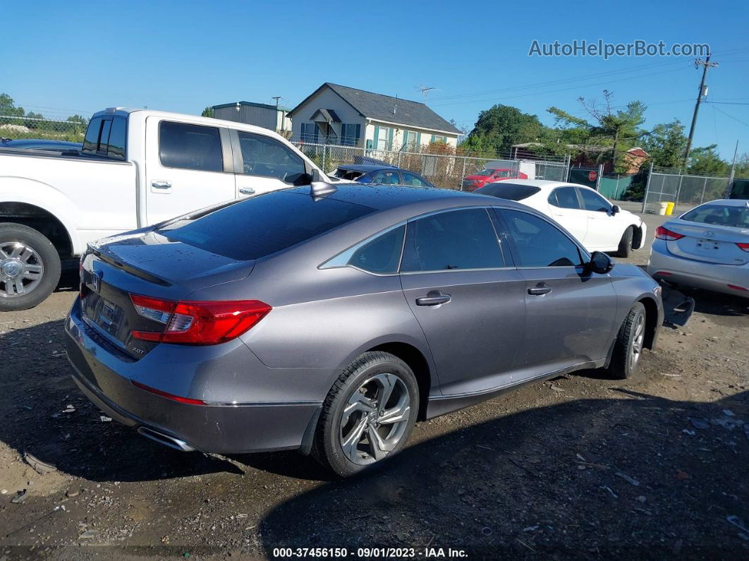 2018 Honda Accord Sedan Ex-l 2.0t Gray vin: 1HGCV2F52JA031146