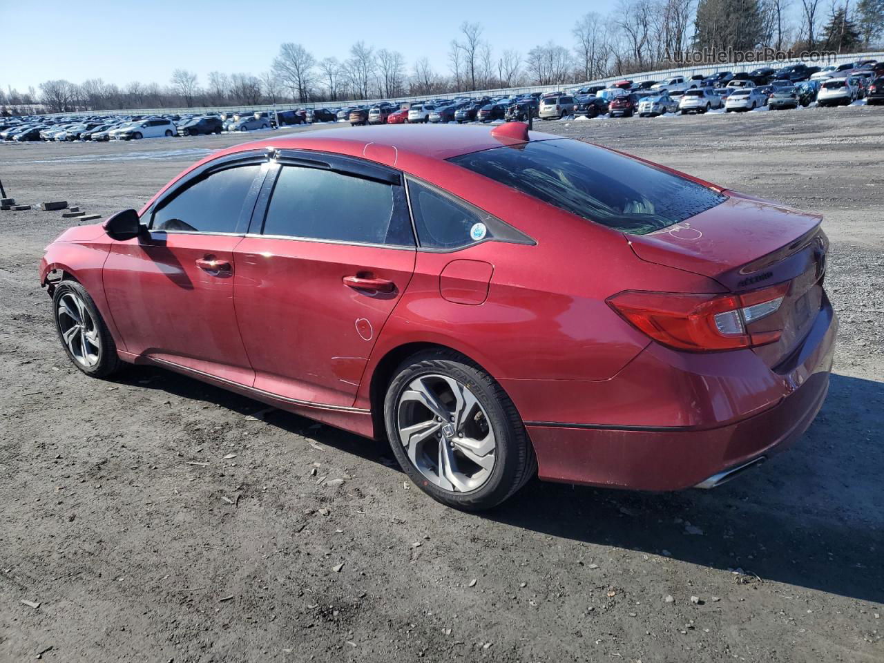 2018 Honda Accord Exl Red vin: 1HGCV2F53JA030006