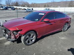 2018 Honda Accord Exl Red vin: 1HGCV2F53JA030006