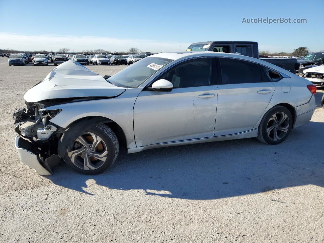 2018 Honda Accord Exl White vin: 1HGCV2F54JA033156