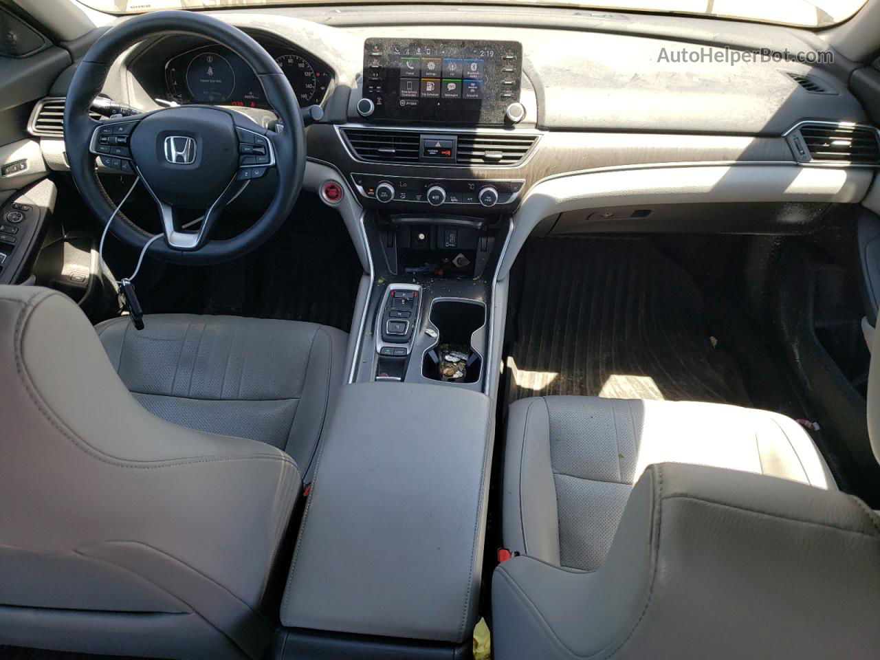 2018 Honda Accord Exl Gray vin: 1HGCV2F55JA022618