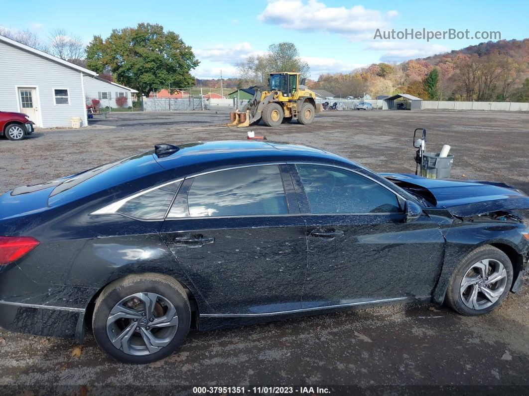 2018 Honda Accord Sedan Ex-l 2.0t Black vin: 1HGCV2F55JA036146