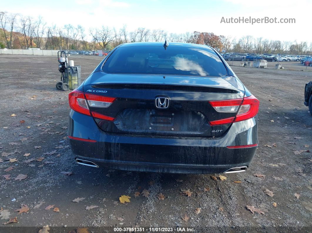 2018 Honda Accord Sedan Ex-l 2.0t Black vin: 1HGCV2F55JA036146