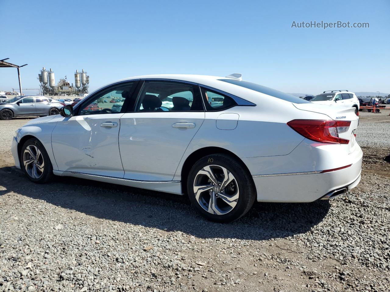 2020 Honda Accord Exl White vin: 1HGCV2F55LA015087