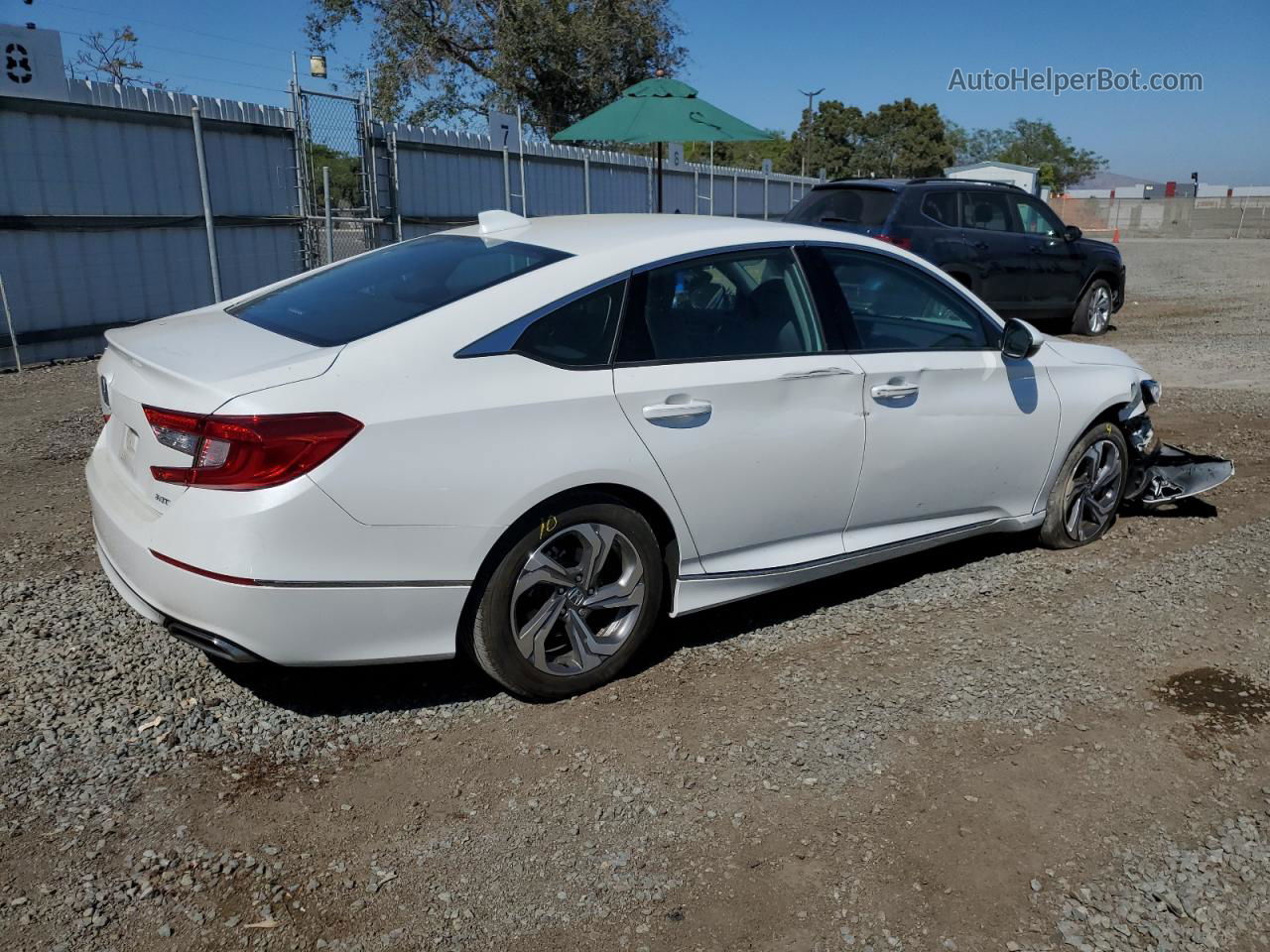 2020 Honda Accord Exl White vin: 1HGCV2F55LA015087