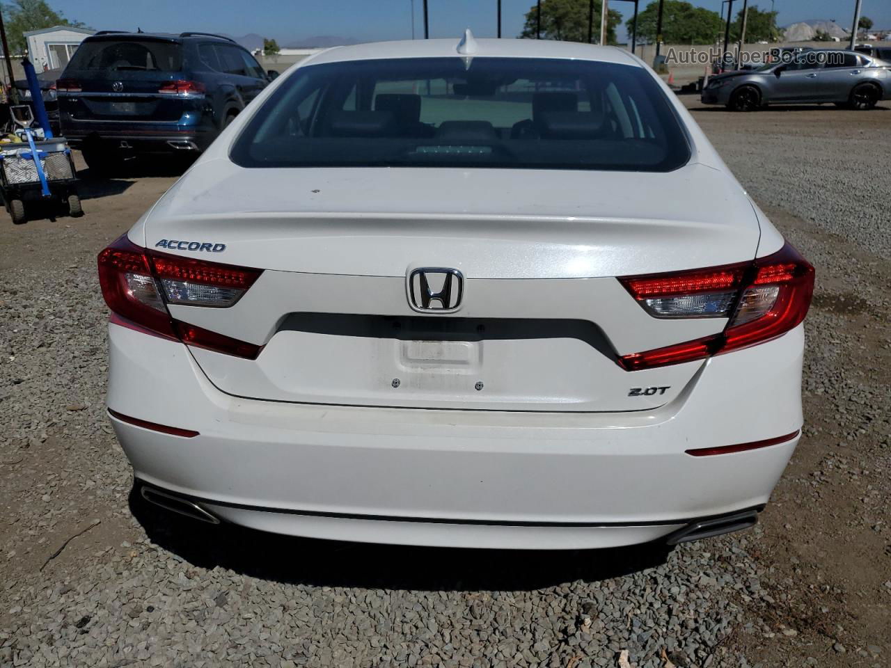 2020 Honda Accord Exl White vin: 1HGCV2F55LA015087