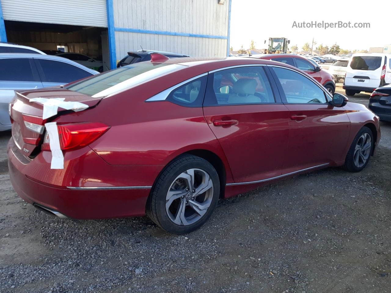 2018 Honda Accord Exl Burgundy vin: 1HGCV2F57JA009482