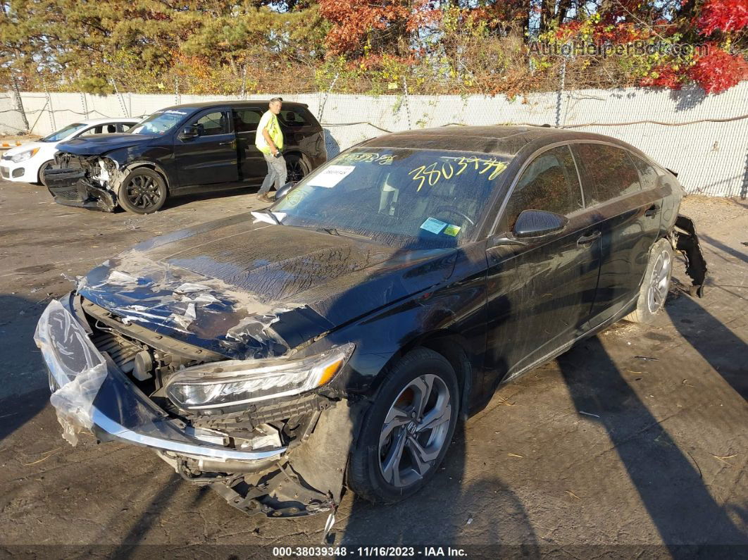 2018 Honda Accord Ex-l 2.0t Black vin: 1HGCV2F58JA006249