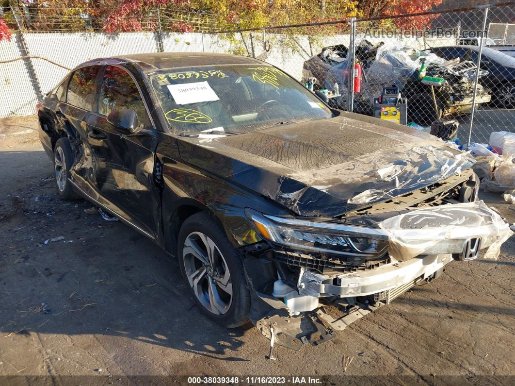 2018 Honda Accord Ex-l 2.0t Black vin: 1HGCV2F58JA006249