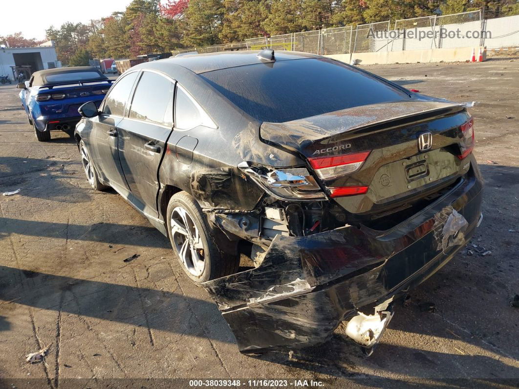 2018 Honda Accord Ex-l 2.0t Black vin: 1HGCV2F58JA006249