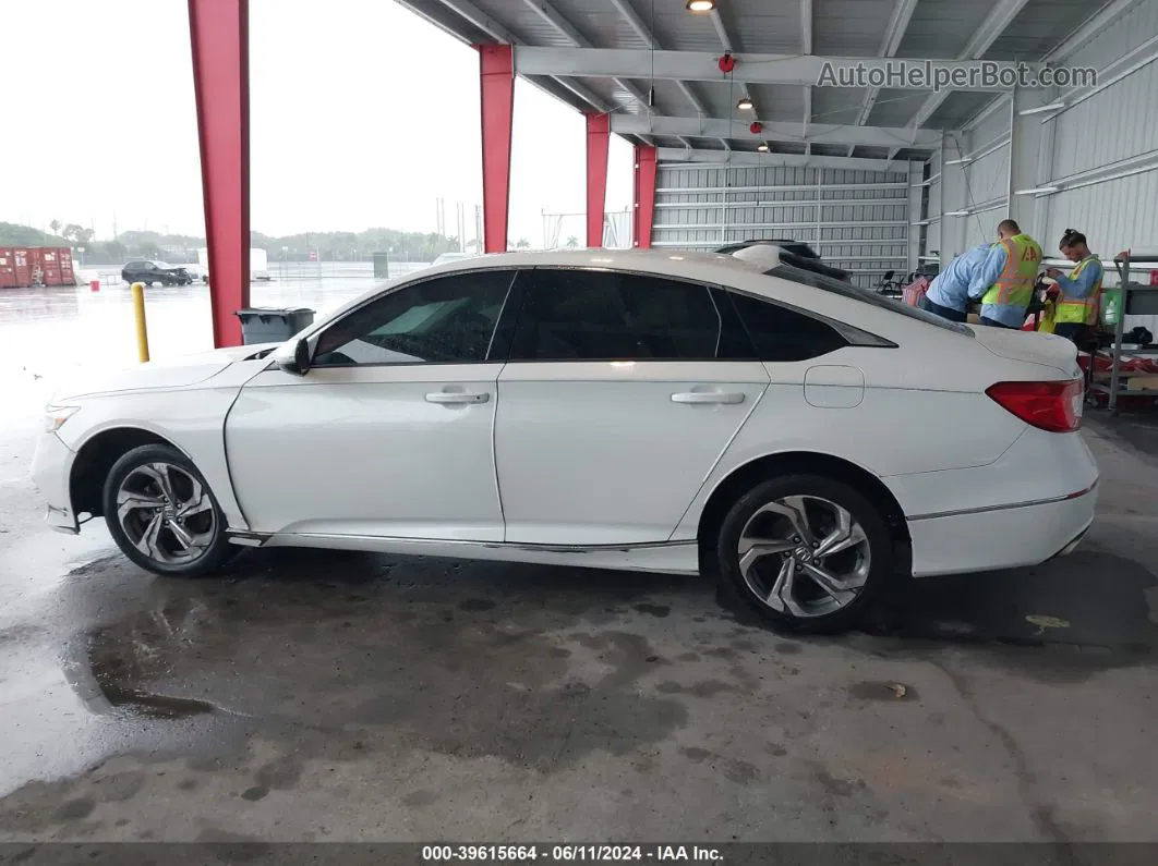 2018 Honda Accord Ex-l 2.0t White vin: 1HGCV2F5XJA011100