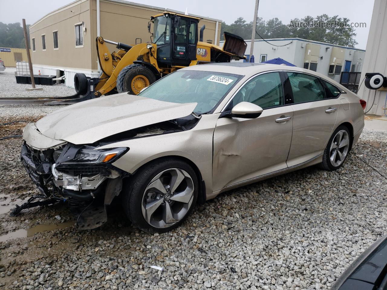 2018 Honda Accord Touring Tan vin: 1HGCV2F90JA050801