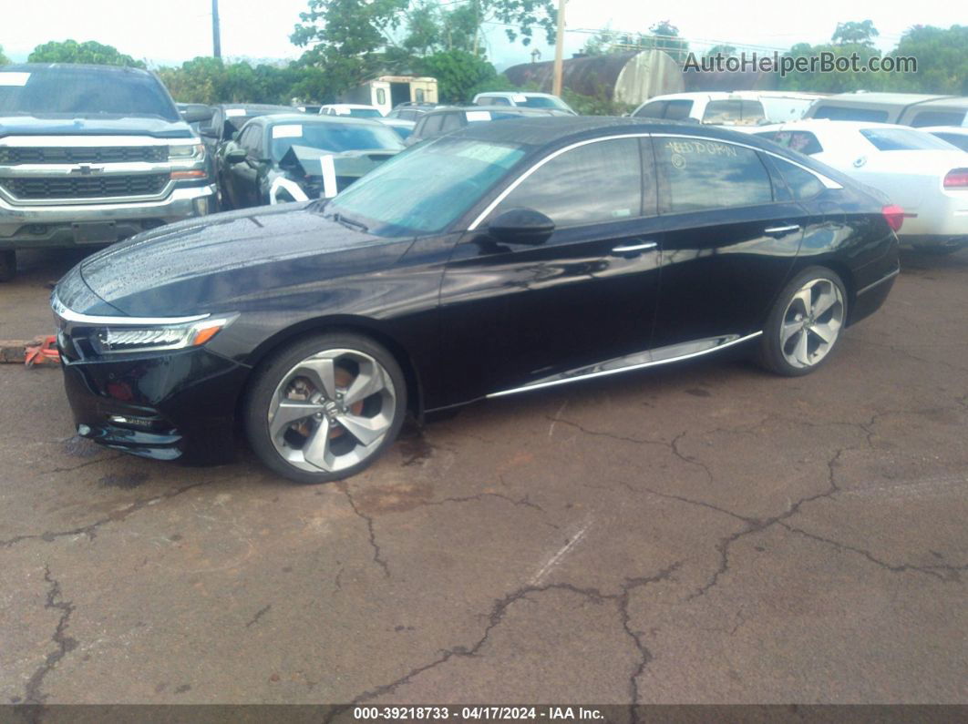 2018 Honda Accord Touring 2.0t Black vin: 1HGCV2F91JA000912