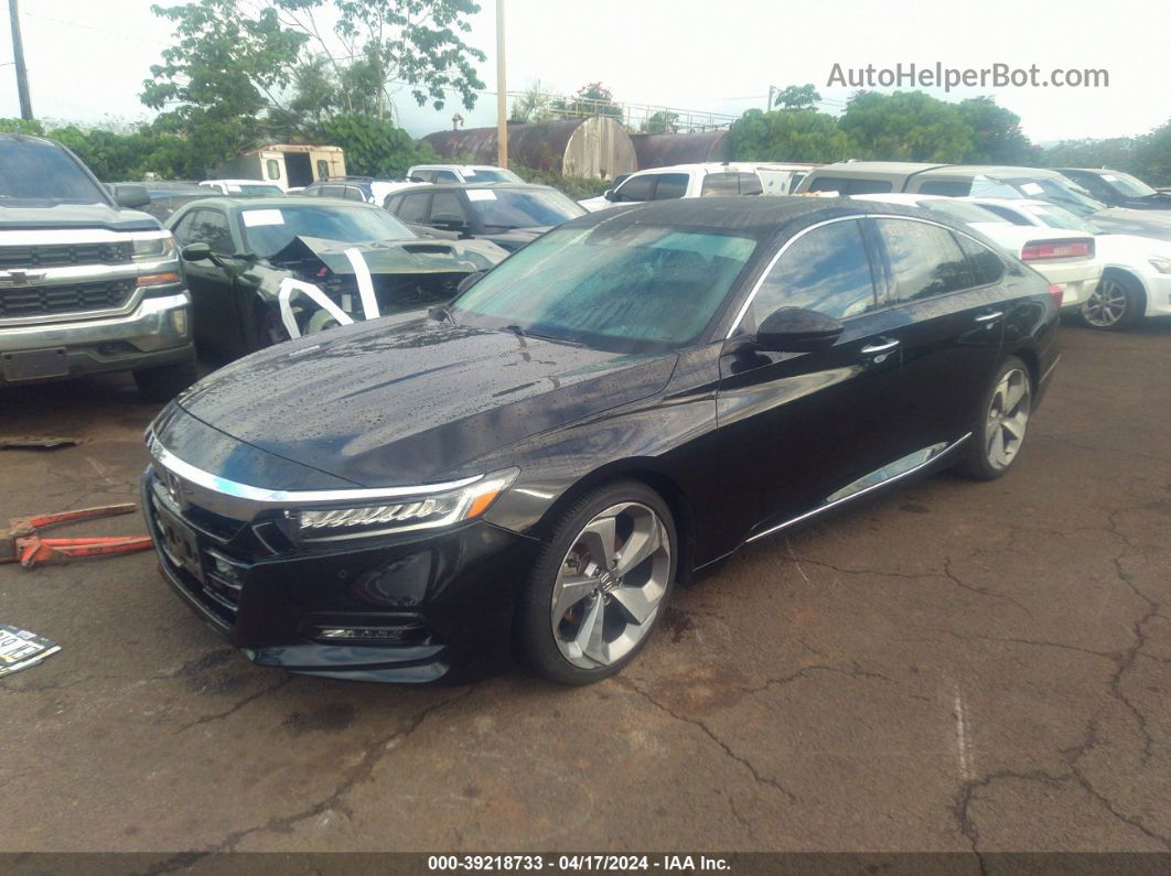 2018 Honda Accord Touring 2.0t Black vin: 1HGCV2F91JA000912