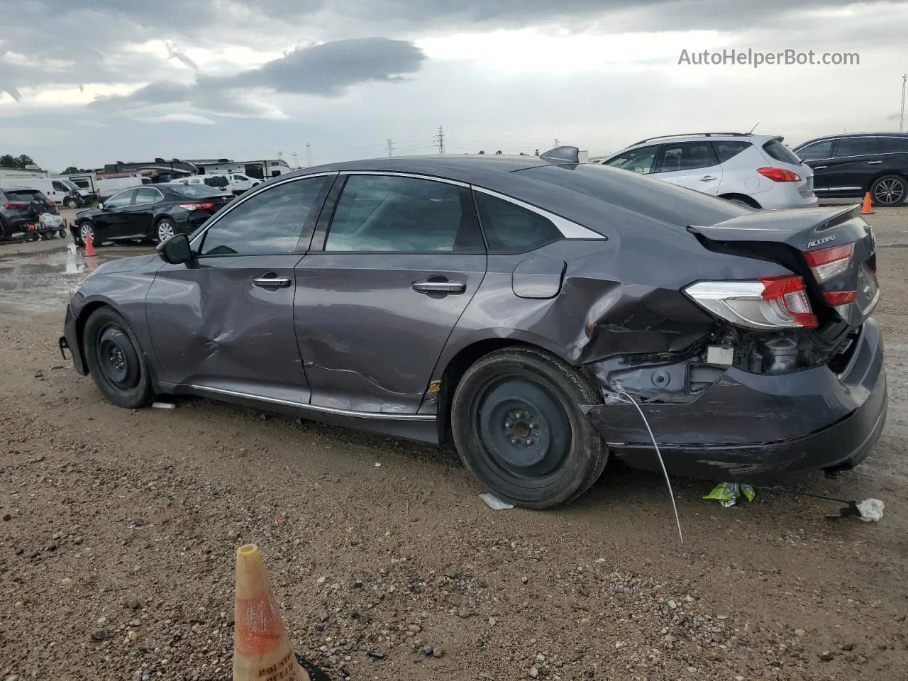 2019 Honda Accord Touring Gray vin: 1HGCV2F91KA012978