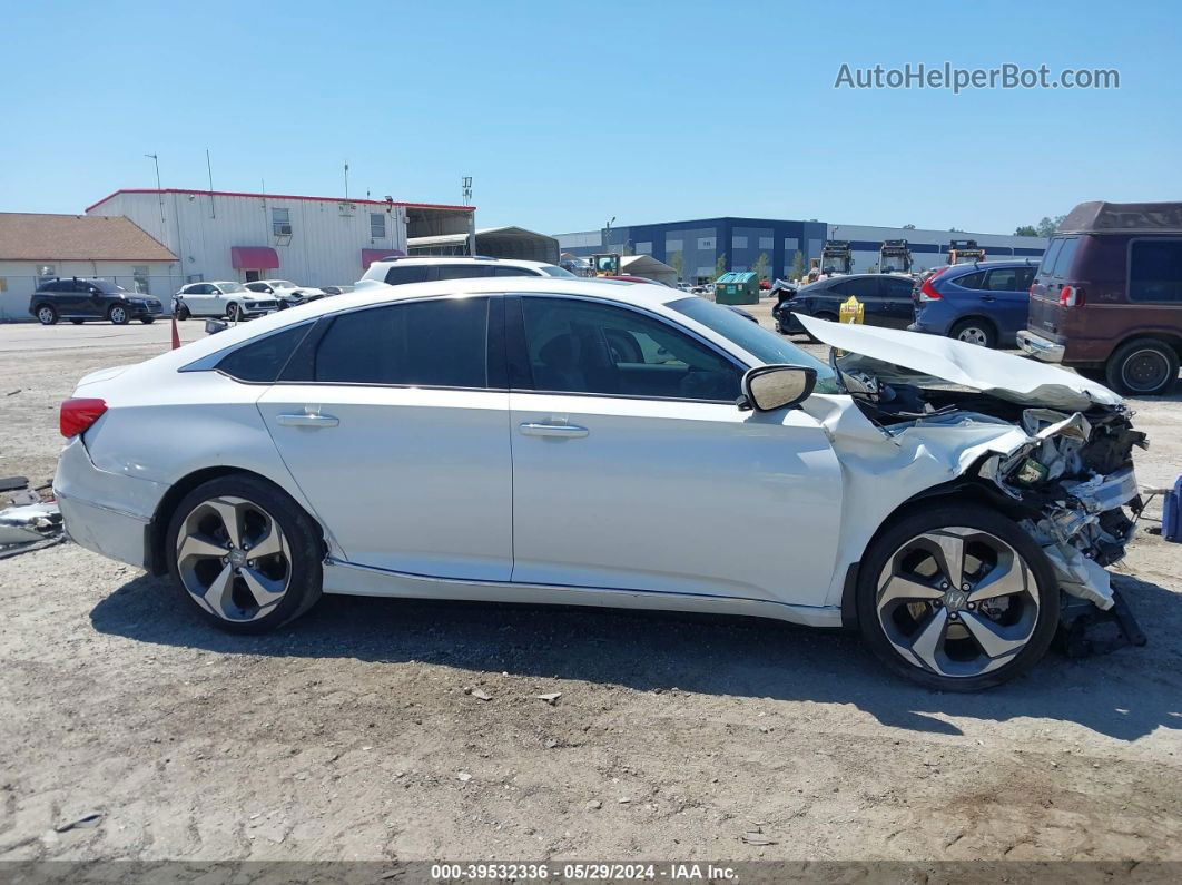 2019 Honda Accord Touring 2.0t White vin: 1HGCV2F91KA022667