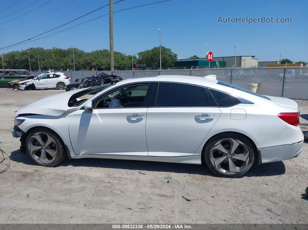 2019 Honda Accord Touring 2.0t White vin: 1HGCV2F91KA022667