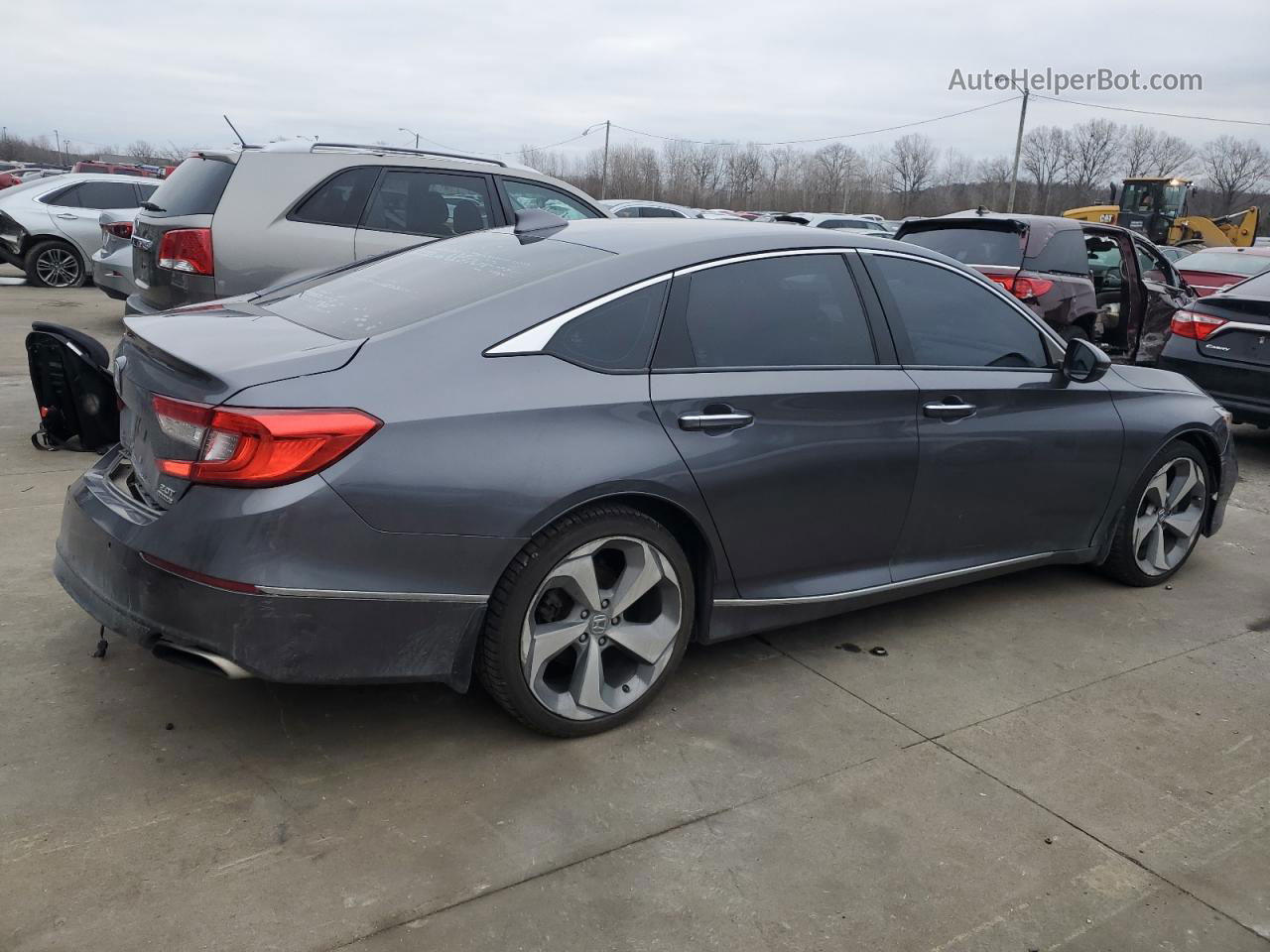 2018 Honda Accord Touring Gray vin: 1HGCV2F92JA015788