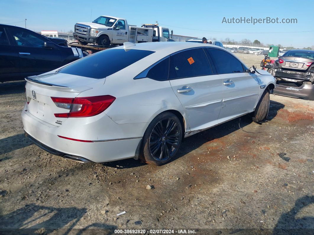 2018 Honda Accord Touring 2.0t White vin: 1HGCV2F92JA022563