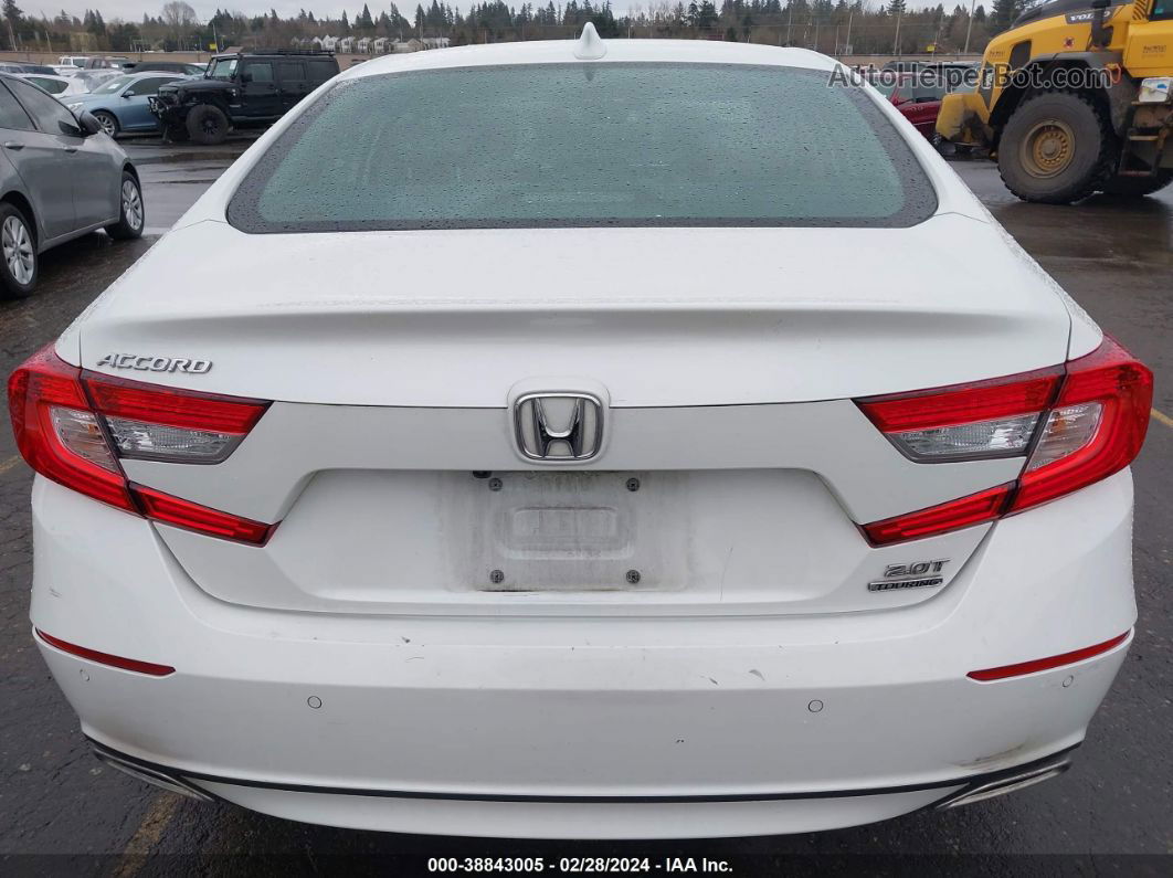 2019 Honda Accord Touring 2.0t Белый vin: 1HGCV2F92KA003299