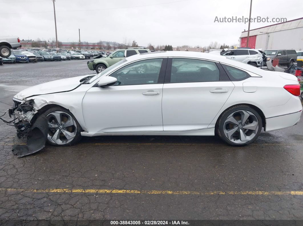 2019 Honda Accord Touring 2.0t White vin: 1HGCV2F92KA003299