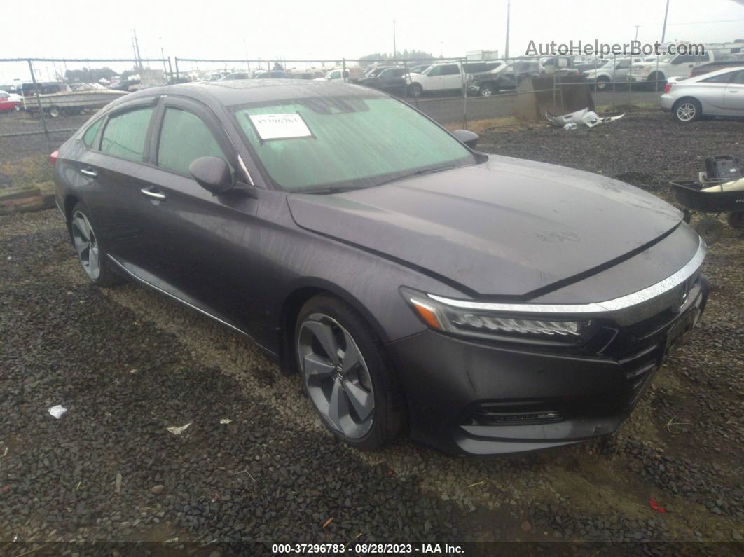 2019 Honda Accord Sedan Touring 2.0t Gray vin: 1HGCV2F92KA032107