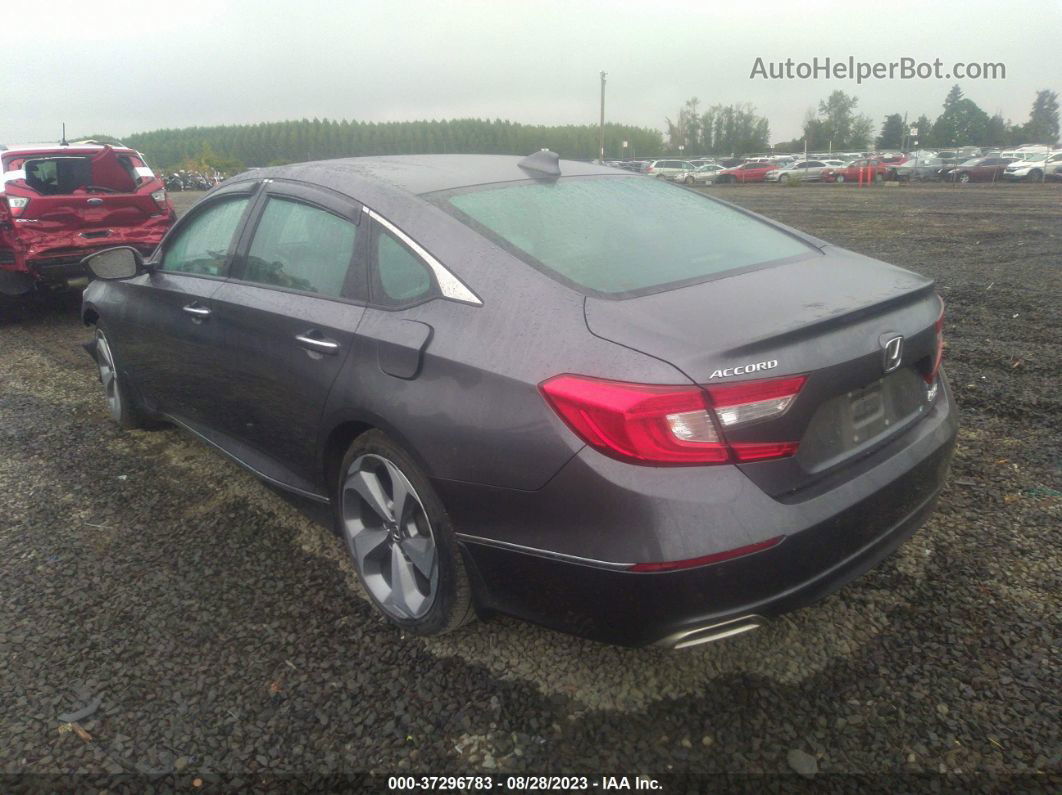 2019 Honda Accord Sedan Touring 2.0t Gray vin: 1HGCV2F92KA032107