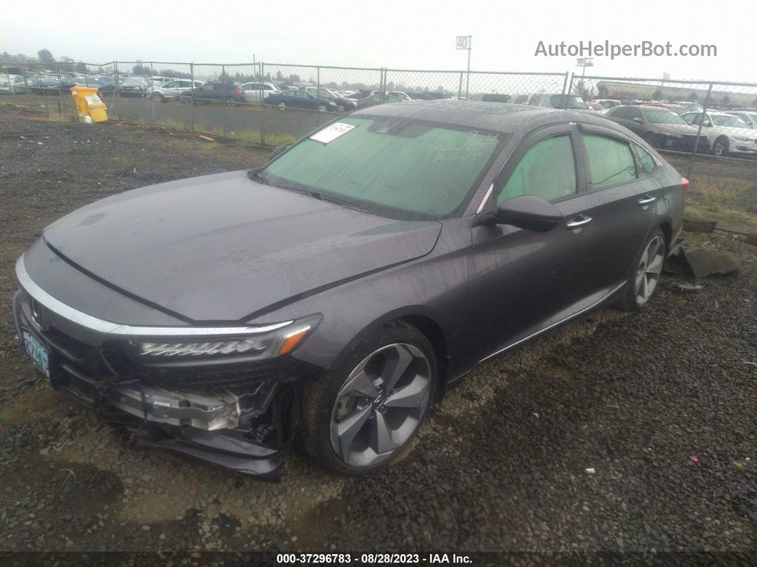 2019 Honda Accord Sedan Touring 2.0t Gray vin: 1HGCV2F92KA032107