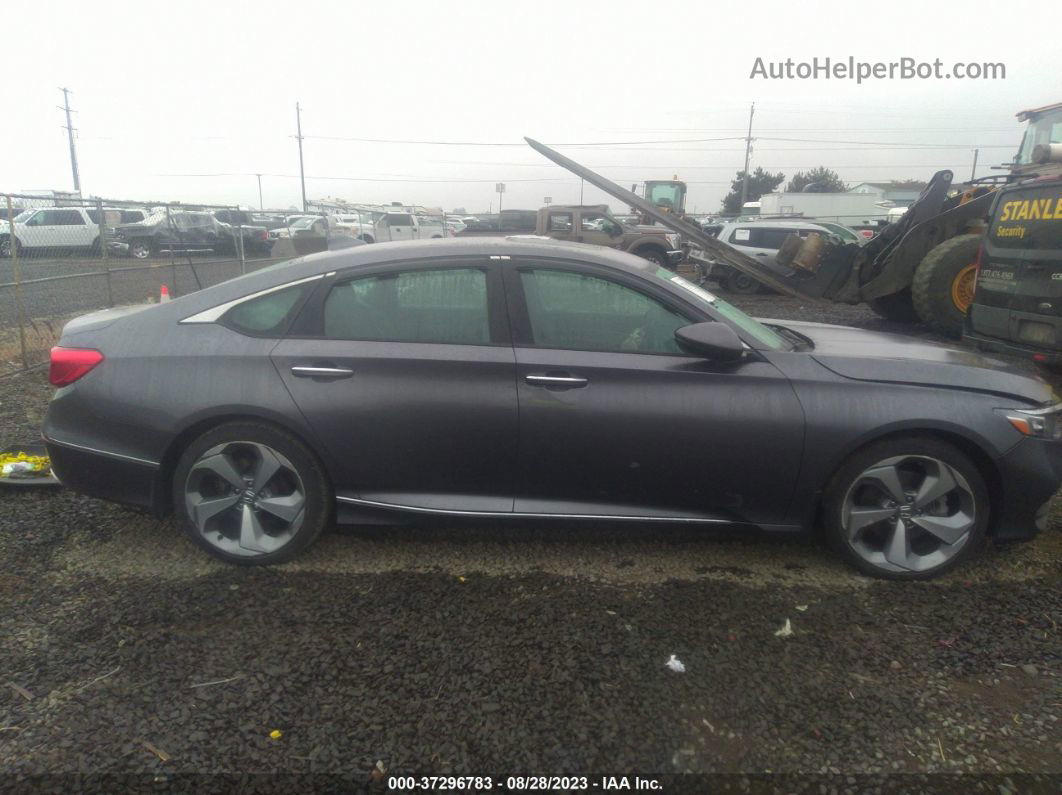 2019 Honda Accord Sedan Touring 2.0t Gray vin: 1HGCV2F92KA032107