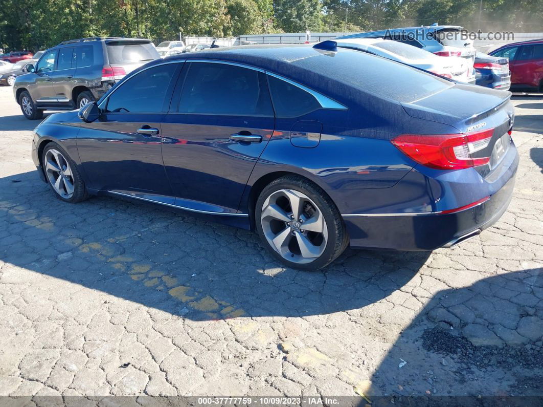 2018 Honda Accord Touring 2.0t Blue vin: 1HGCV2F93JA006596