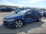 2018 Honda Accord Touring 2.0t Blue vin: 1HGCV2F93JA032163