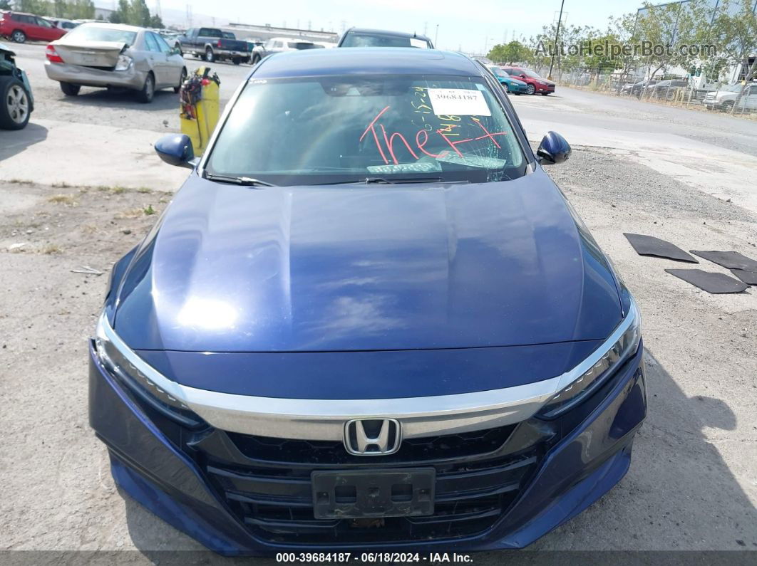 2018 Honda Accord Touring 2.0t Blue vin: 1HGCV2F93JA032163