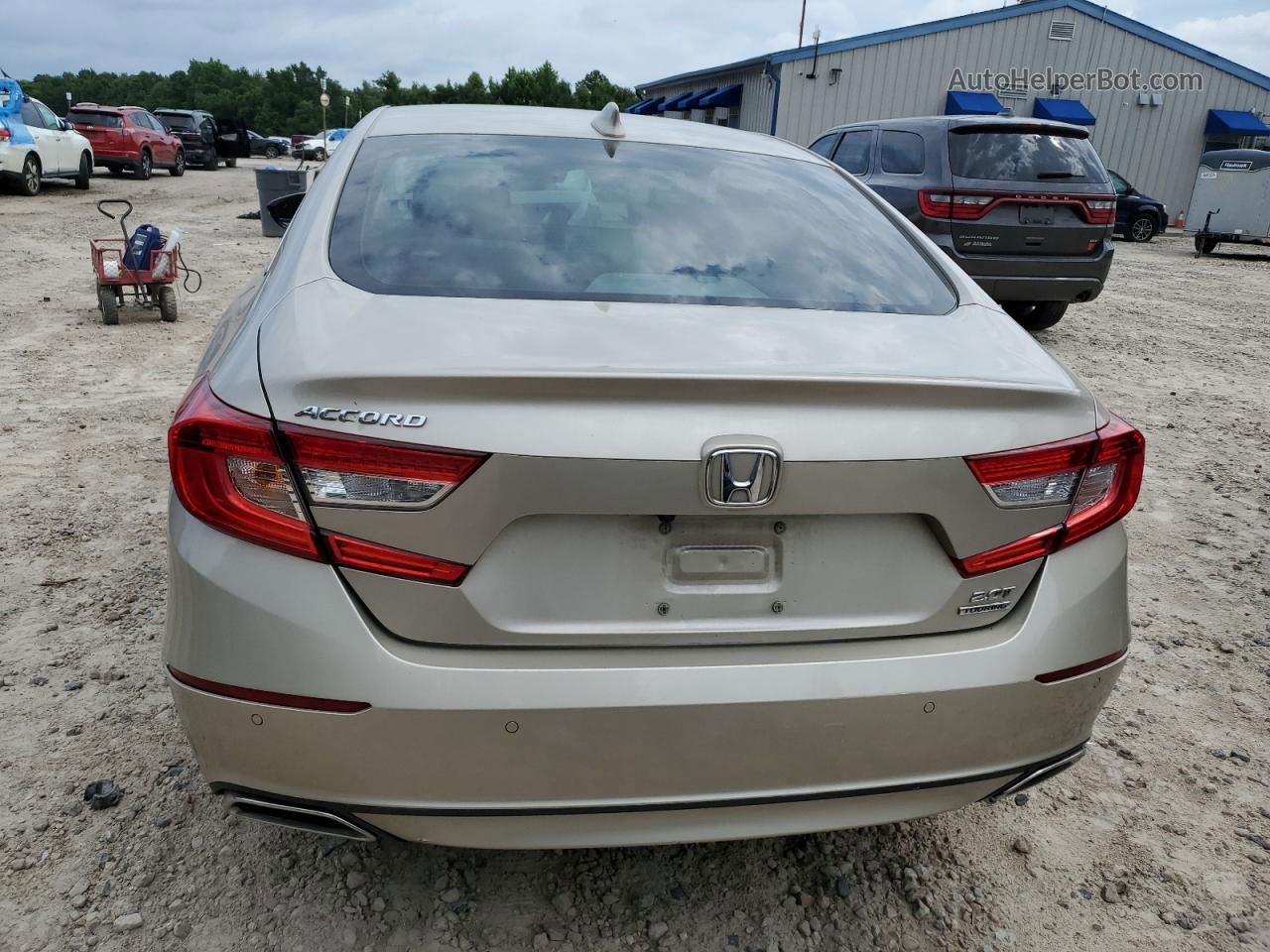 2019 Honda Accord Touring Beige vin: 1HGCV2F93KA028454